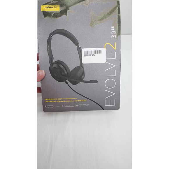Jabra Gn Evolve 2 30 se  Wired Headset with Microphone DAMAGED BOX - Picture 4 of 12